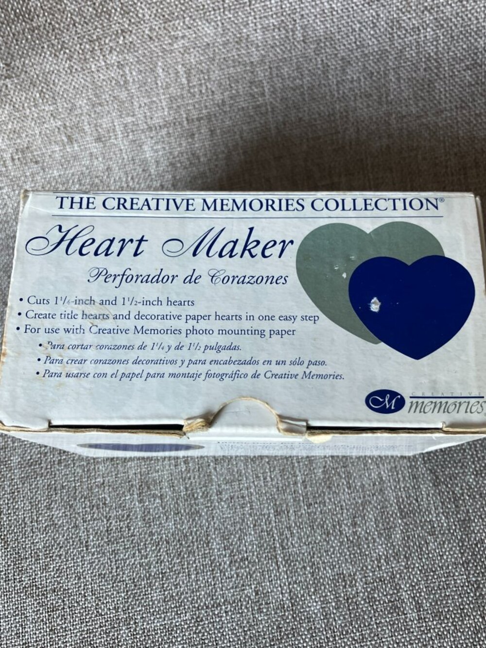 The Creative Memories Collection Full Size Heart Maker 1.25” & 1.5”